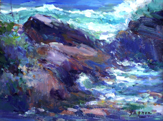 Maine Seascape by Carol Gagnon
